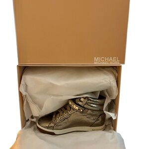 Michael Kors Metallic champagne gold  Sneakers